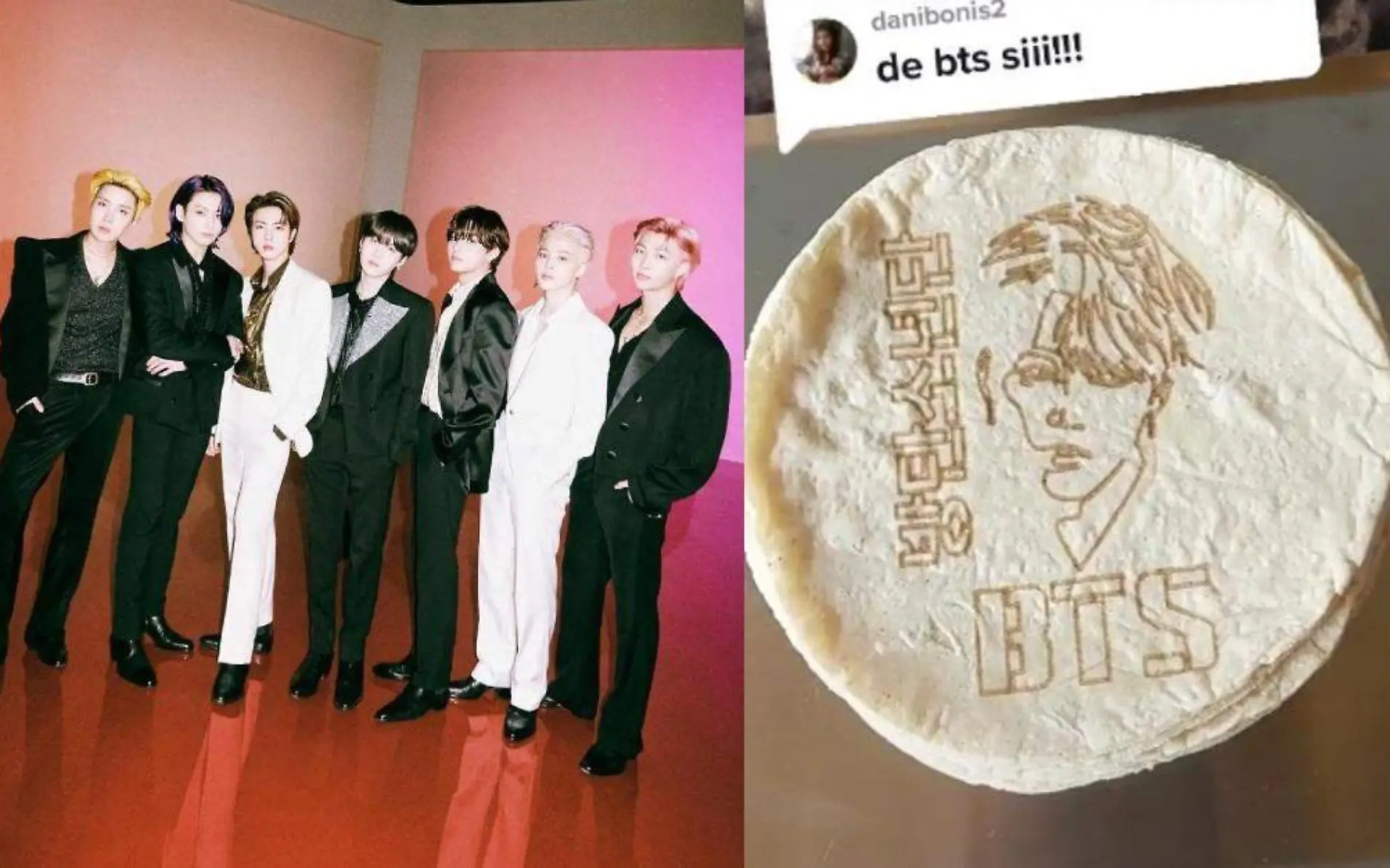 Crean tortilla de BTS 1